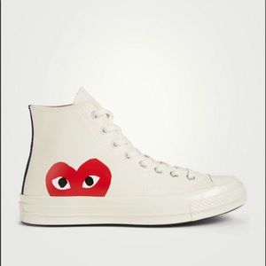 CDG Play X Converse Chuck Taylor ‘70 high top sneakers
